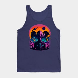 UFO Attack Tank Top